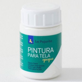 Pinturas para tela PINTURA para TELA LA PAJARITA 35 ml OPAQUE BLANCO TO-01