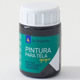 Pinturas para tela PINTURA para TELA LA PAJARITA 35 ml OPAQUE NEGRO TO-18