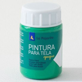Pinturas para tela PINTURA para TELA LA PAJARITA 35 ml OPAQUE VERDE ESMERALDA TO-14