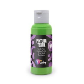 Pinturas para tela PINTURA para TELA TCOLORS 80 ml (botella) VERDE CLARO