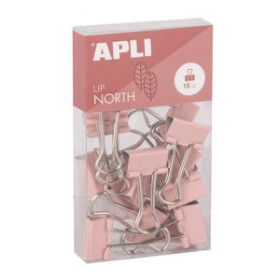 Pinzas (pala abatible y pala fija) PINZA PALA ABATIBLE APLI UP NORTH ROSA 19 mm. CAJA de 15