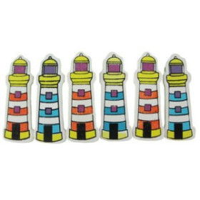 Palillos y pinzas de madera PINZAS SMART MADERA FAROS PACK de 6