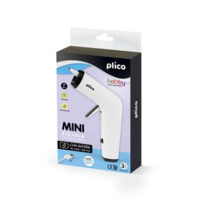 Pistola cola termofusible PISTOLA de COLA TERMOFUSIBLE PLICO MINI 10W (inalambrica) con BATERIA