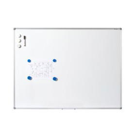 Pizarras blancas PIZARRA BLANCA MAGNETICA VANTAGE BASICA LACADA MARCO ALUMINIO 60x45 cm