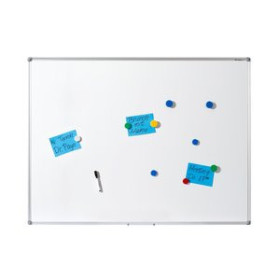 Pizarras blancas PIZARRA BLANCA MAGNETICA VANTAGE PROFESIONAL VITRIFICADA MARCO ALUMINIO 150x100 cm