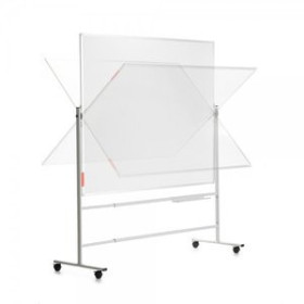 Pizarras blancas PIZARRA BLANCA ROCADA VOLTEABLE 120x90 LACADA con soporte M-T-ST-2101