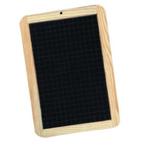 Pizarras negras PIZARRA NATURAL NEGRO MARCO DE MADERA 18x26 CM.