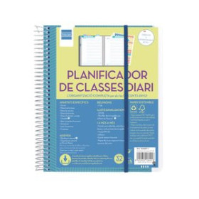 Agendas escolares PLANIFICADOR DE CLASES FINOCAM CATALAN DEL DOCENT ESPIRAL tapa PP D/P 4º 155x212 CON GOMA NO DATA