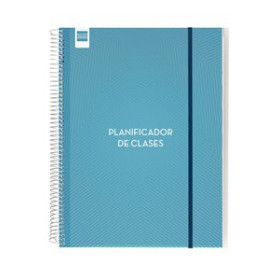 Agendas escolares PLANIFICADOR DE CLASES FINOCAM DEL DOCENTE ESPIRAL tapa PP D/P 230x310 CON GOMA NO FECHADO