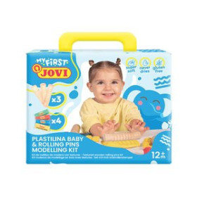 Plastilina PLASTILINA JOVI BABY MY FIRST KIT 4 PASTILLAS 38 gr. + 3 RODILLOS