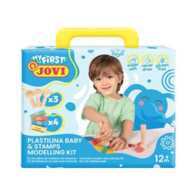 Plastilina PLASTILINA JOVI BABY MY FIRST KIT 4 PASTILLAS 38 gr. + 3 SELLOS