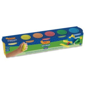 Pasta blanda PLASTILINA JOVI BLANDIVER SOFT DOUGH 110 gr. SURTIDO NEON CAJA de 5