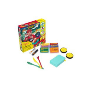 Pasta blanda PLASTILINA JOVI JOVITECH CRAZY CARS RACING KIT