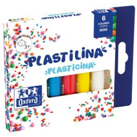 Plastilina PLASTILINA OXFORD BARRA 15 gr. ESTUCHE DE 6