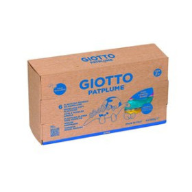 Plastilina PLASTILINA PATPLUME 350GR CAJA DE 6 COLORES PRIMARIOS
