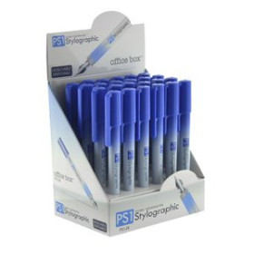 Plumas estilográficas desechables PLUMA OFFICE BOX tinta AZUL