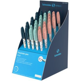 Plumas estilográficas PLUMA SCHNEIDER ZIPPI EXPOSITOR de 40