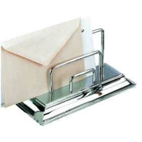 Organizadores sobremesa PORTACARTAS CASCO M-672 CLASICO CROMO BRILLANTE