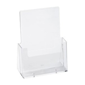 Expositores sobremesa PORTAFOLLETOS SOBREMESA A.2000 A4 VERTICAL 1 COMPARTIMENTO CRISTAL