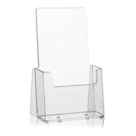 Expositores sobremesa PORTAFOLLETOS SOBREMESA A.2000 A5 VERTICAL 1 COMPARTIMENTO CRISTAL