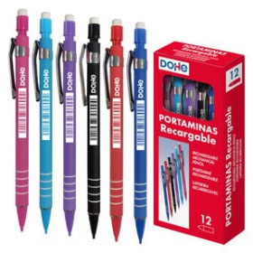 Portaminas PORTAMINAS DOHE GRIP COLORES SURTIDOS CAJA DE 12