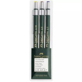 Portaminas PORTAMINAS FABER-CASTELL TK-FINE BOLSA 9760 con 3 uds. (0
