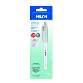 Portaminas PORTAMINAS MILAN PL1 ANTIBACTERIANO 0.7 mm GRIS BLISTER de 1