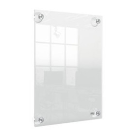 Tableros de avisos (corcho y otros) PORTAPOSTER NOBO MURAL A4 ACRILICO TRANSPARENTE REMOVIBLE