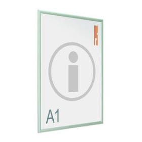 Tableros de avisos (corcho y otros) PORTAPOSTER PLANNING MURAL MARCO ABATIBLE A2