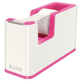 Dispensadores de cinta adhesiva PORTARROLLOS LEITZ WOW DUALC/CINTA FUCSIA y BLANCO