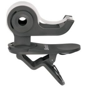 Dispensadores de cinta adhesiva PORTARROLLOS SCOTCH CLIP&TWIST C19 GRIS PIZARRA + 4 CINTA SCOTCH MAGIC