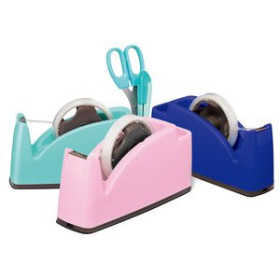 Dispensadores de cinta adhesiva PORTARROLLOS SDI GRANDE (33/66 m) CON CUBILETE COLORES SURTIDOS