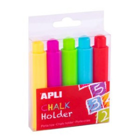 Tizas y portatizas PORTATIZAS APLI COLORES SURTIDOS