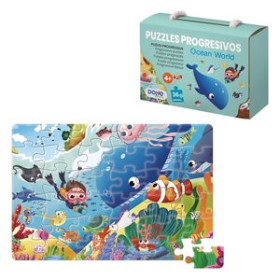 Juegos tradicionales PUZLE DOHE EDUCA PROGRESIVO 36 piezas OCEAN WORLD (4-6 años)