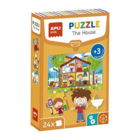 Juegos educativos PUZLE EDUCATIVO APLI KIDS 24 PIEZAS LA CASA (+3 años)