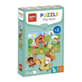 Juegos educativos PUZLE EDUCATIVO APLI KIDS 24 PIEZAS LA GRANJA (+3 años)