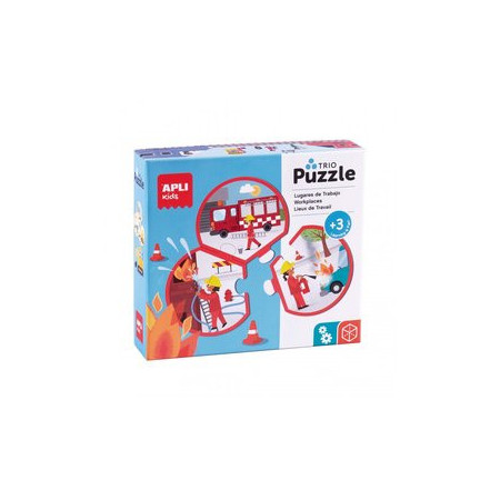 Juegos educativos PUZLE EDUCATIVO APLI KIDS 24 PIEZAS PROFESIONES (+3 años)