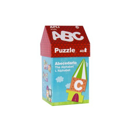 Juegos educativos PUZLE EDUCATIVO APLI KIDS 40 PIEZAS CASITA ABC