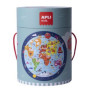 Juegos educativos PUZLE EDUCATIVO APLI KIDS 48 PIEZAS CIRCULAR MAPAMUNDI (+5 años)