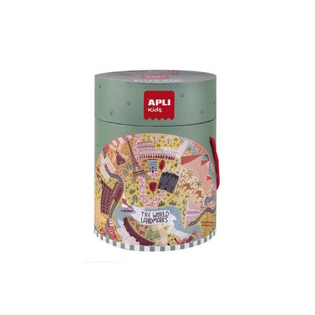 Juegos educativos PUZLE EDUCATIVO APLI KIDS 48 PIEZAS CIRCULAR MONUMENTOS