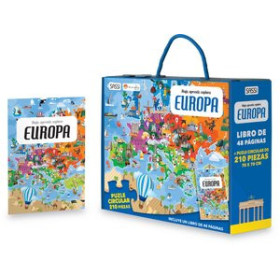 Juegos educativos PUZLE SASSI MANOLITO BOOKS EUROPA 210 PIEZAS (+6 años)