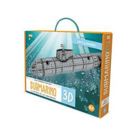 Juegos educativos PUZLE 3D Y LIBRO SASSI MANOLITO BOOKS CONSTRUYE EL SUBMARINO 3D  (+6 años)