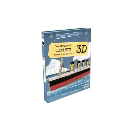 Juegos educativos PUZLE 3D Y LIBRO SASSI MANOLITO BOOKS CONSTRUYE EL TITANIC 3D 26 PIEZAS (+6 años)