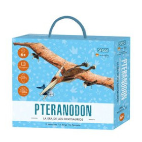 Juegos educativos PUZLE 3D Y LIBRO SASSI MANOLITO BOOKS PTERANODON 3D 68 PIEZAS (+6 años)