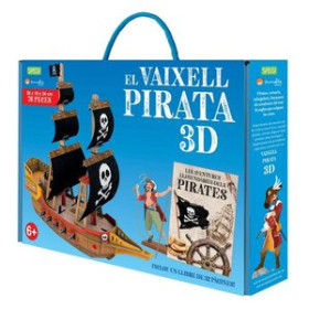 Juegos educativos PUZLE 3D Y LIBRO SASSI MANOLITO BOOKS VAIXELL PIRATA 3D - CATALAN 76 PIEZAS (+6 años)