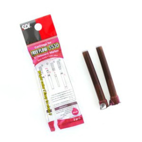 Recambios para marcadores de pizarra RECAMBIO  FREE FLOW BASIC RECARGABLE CONICO ROJO BLISTER de 2