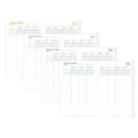 Recambios para agendas RECAMBIO AGENDA ANUAL (2025-26) QUO VADIS 16 MESES S/V 15x21cm PLAN WEEK