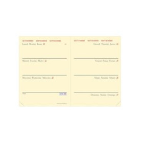 Recambios para agendas RECAMBIO AGENDA ANUAL (2026) QUO VADIS MINIWEEK ML 70x100 S/V 2 PAG.