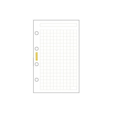 Recambios para agendas RECAMBIO AGENDA FINOCAM C140 CLASSIC 601 56x89 CUADRIC. 50h