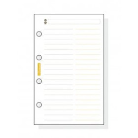 Recambios para agendas RECAMBIO AGENDA FINOCAM C154 CLASSIC 601 56x89 TELEF. 50h